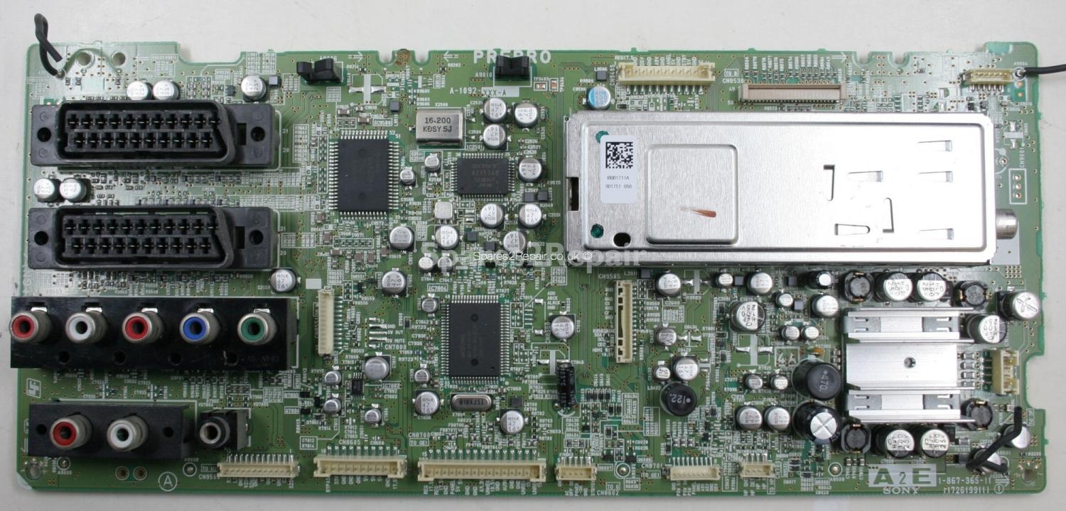 Sony KDL-S26A12U - Main AV - 1-867-365-11 - 172619911 - A-1092-XXX-A - I8001711A