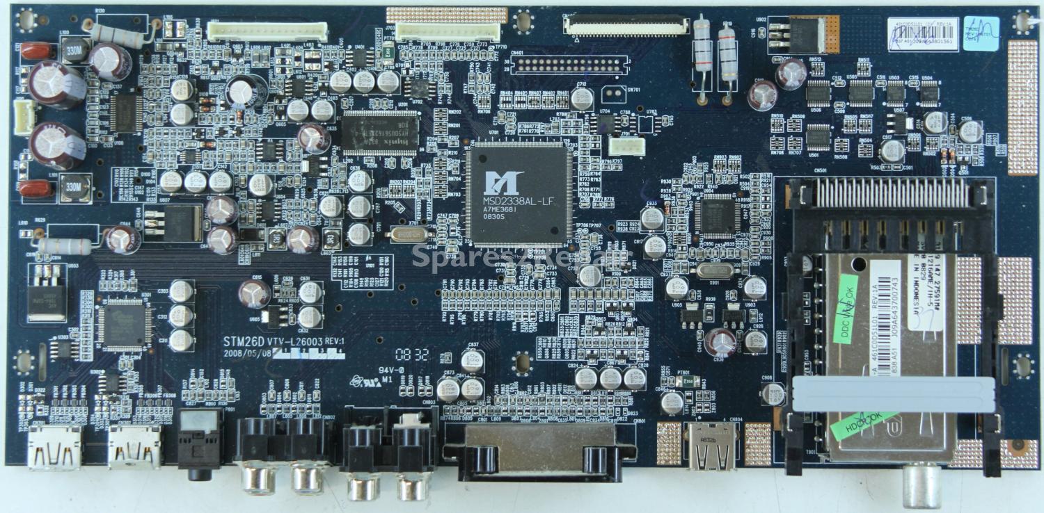 Toshiba 26AV505DB - Main AV - STM26D - VTV-L26003 - REV.1 - 461C0D51L01 REV.1A