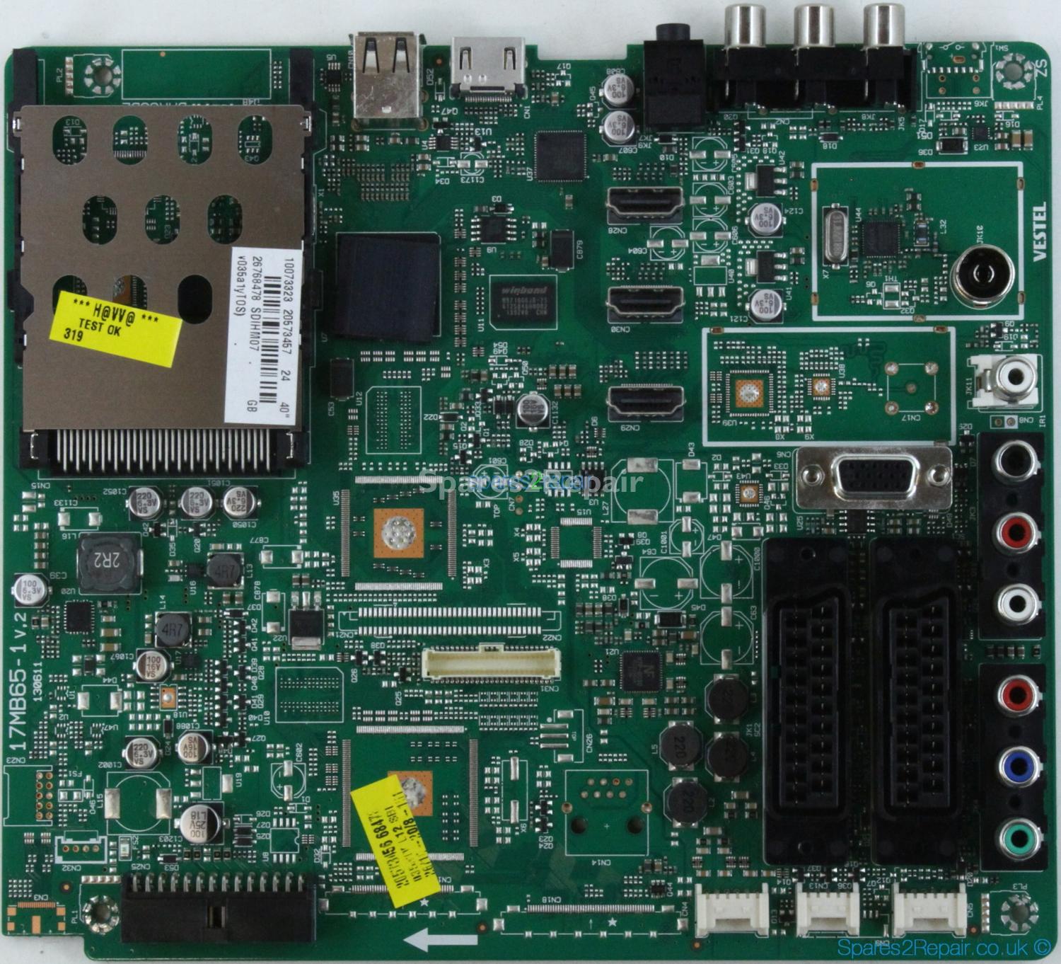 Toshiba 40BV701B - Main AV - 17MB65-1 V.2 - 130611 - 20573457