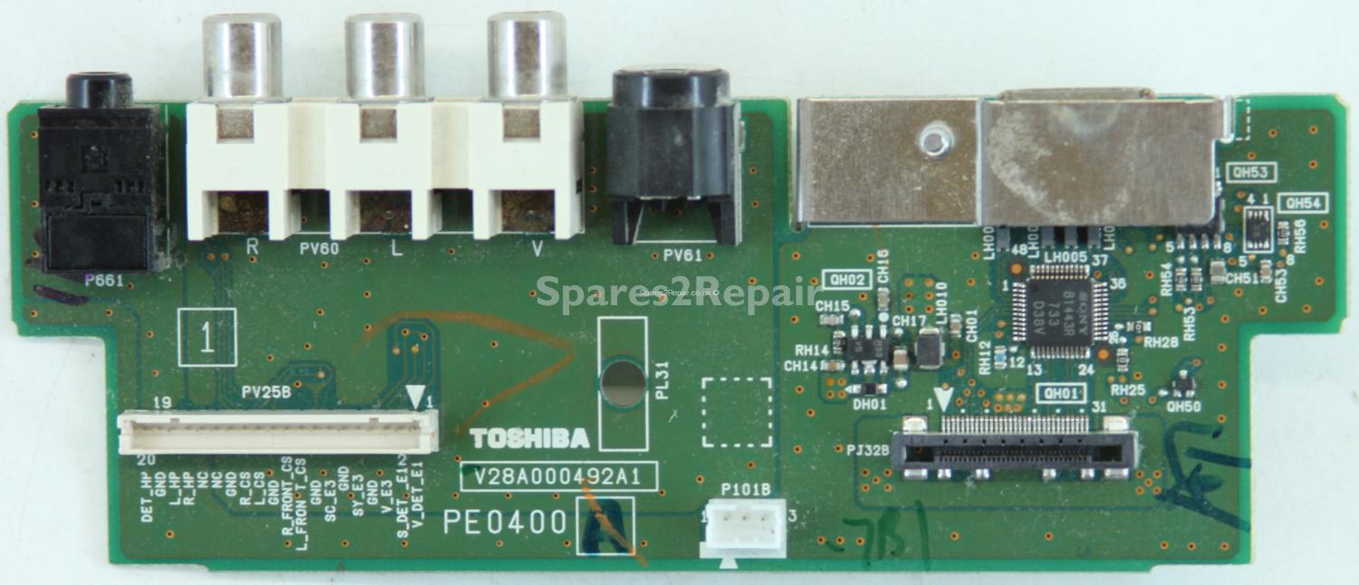 Toshiba 37Z3030D - Side AV - PE0400 A - V28A000492A1