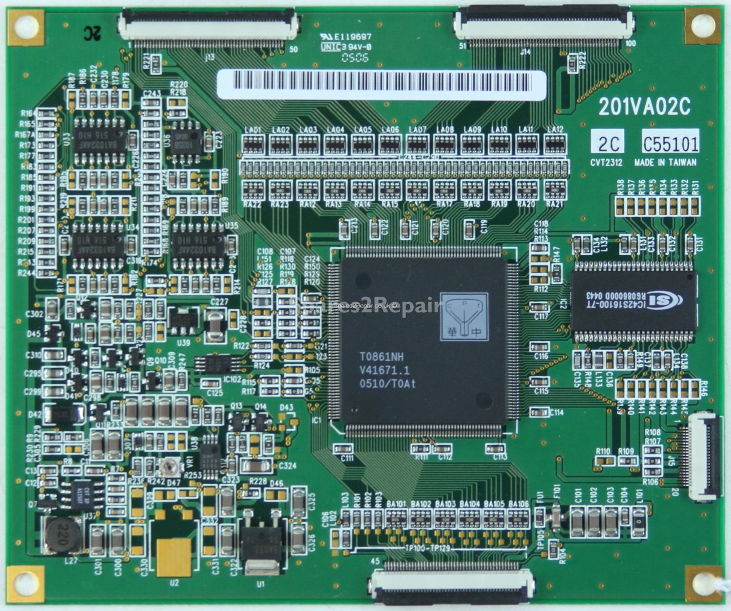 UMC J20/1U12G - LVDS - 201VA02C - 2C - C55101 - CVT2312