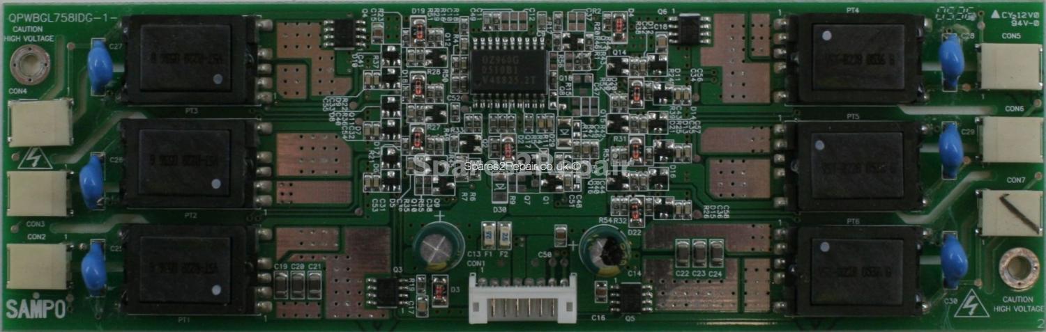Wharfedale LCD2010AF - Inverter - QPWBGL758IDG-1- - LVE0321 - Rev 01